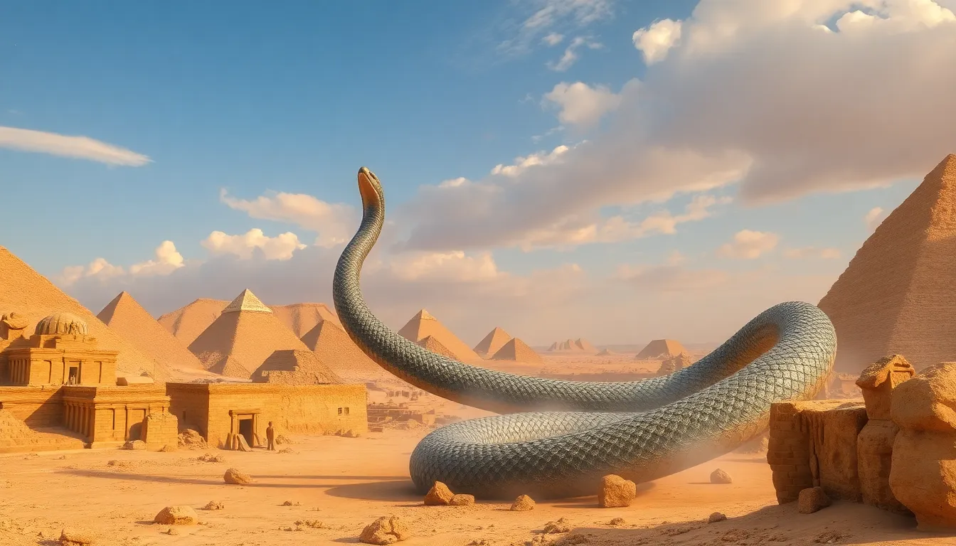 The Myth of the Cosmic Serpent: Creation and Destruction in Egyptian Lore