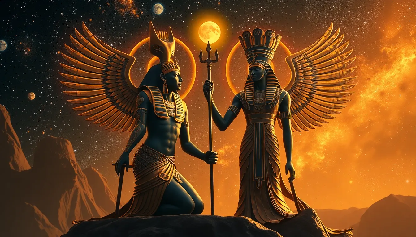 Nuit and Geb: The Celestial Lovers of Egyptian Creation Myth
