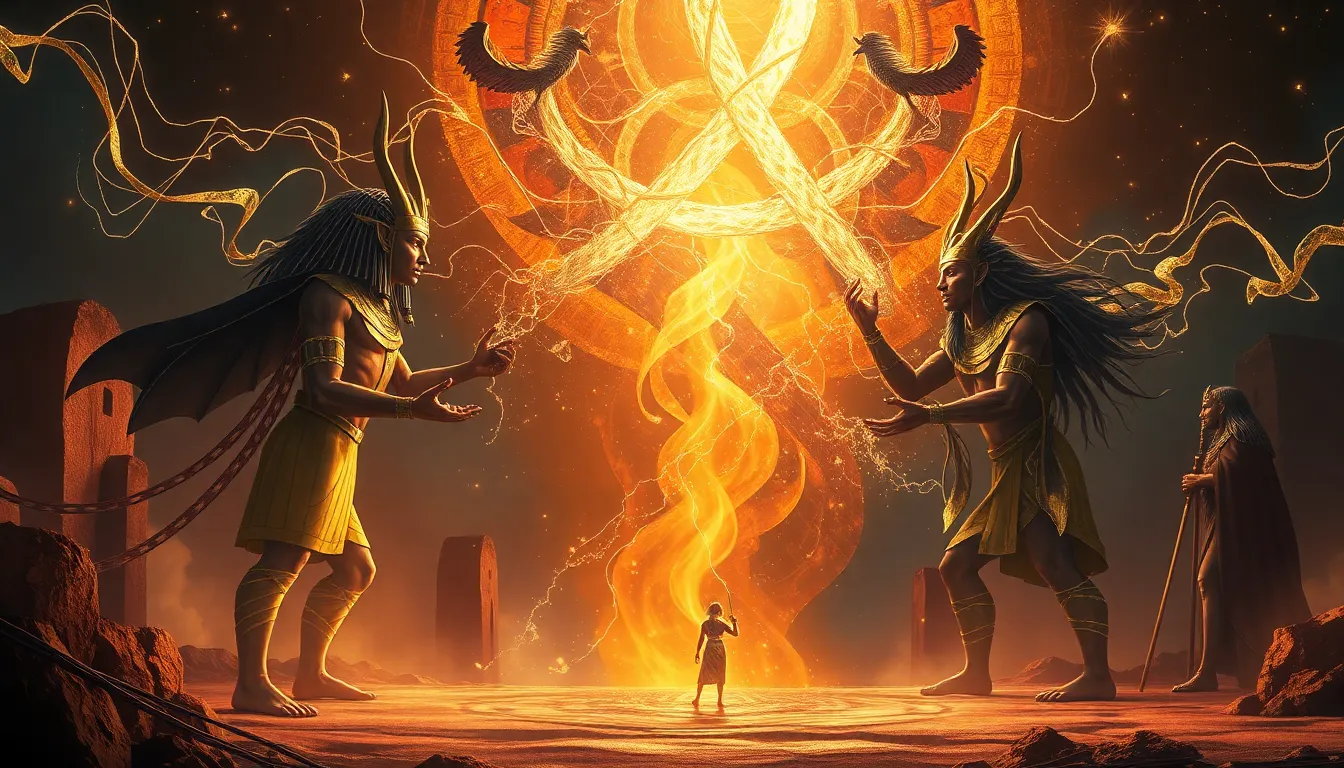 The Divine Nexus: The Interconnectedness of Egyptian Myths and Interventions