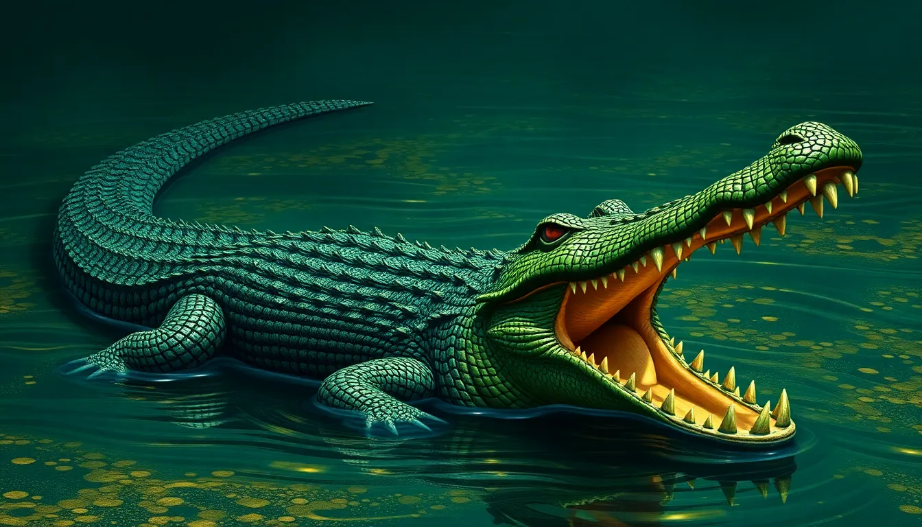 The Legend of the Sacred Crocodile: Myths of Protection and Worship
