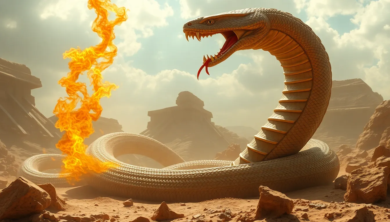The Mystical Serpent: Egyptian Myths of Creation and Transformation