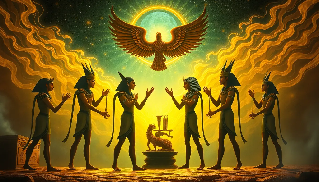 The Divine Circle: How Egyptian Gods Supported Each Other in Times of Need